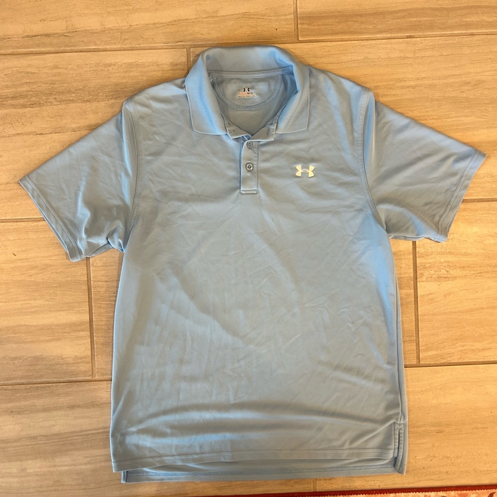 Under Armour Men's Light Blue Polo Shirt